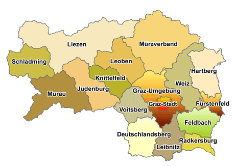 Die Abfallwirtschaftsverb nde der Steiermark Verbandskarte mit Verlinkung 