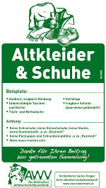 Altkleidersammlung © Dachverband Altkleidersammlung © Dachverband