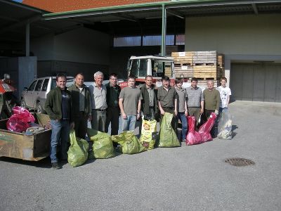 Die "Müll" Jäger aus der Gemeinde Dienersdorf