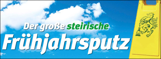 Der große steirische Frühjahrsputz - Aktion Saubere Steiermark