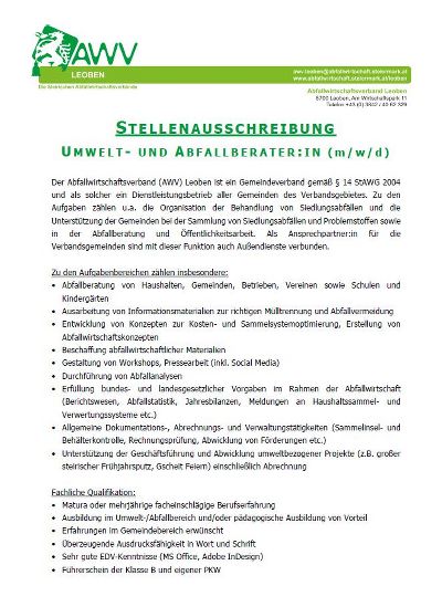 Stellenausschreibung2025