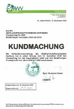 Voranschlag © AWV Hartberg