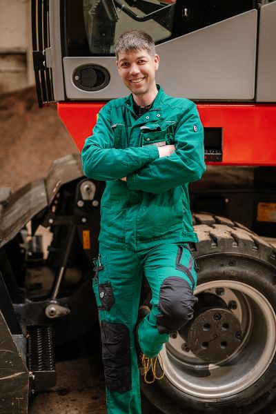 ASZ Mitarbeiter Klaus Schlick