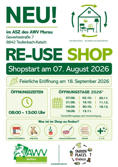 Eröffnung Re-Use Shop AWV Murau