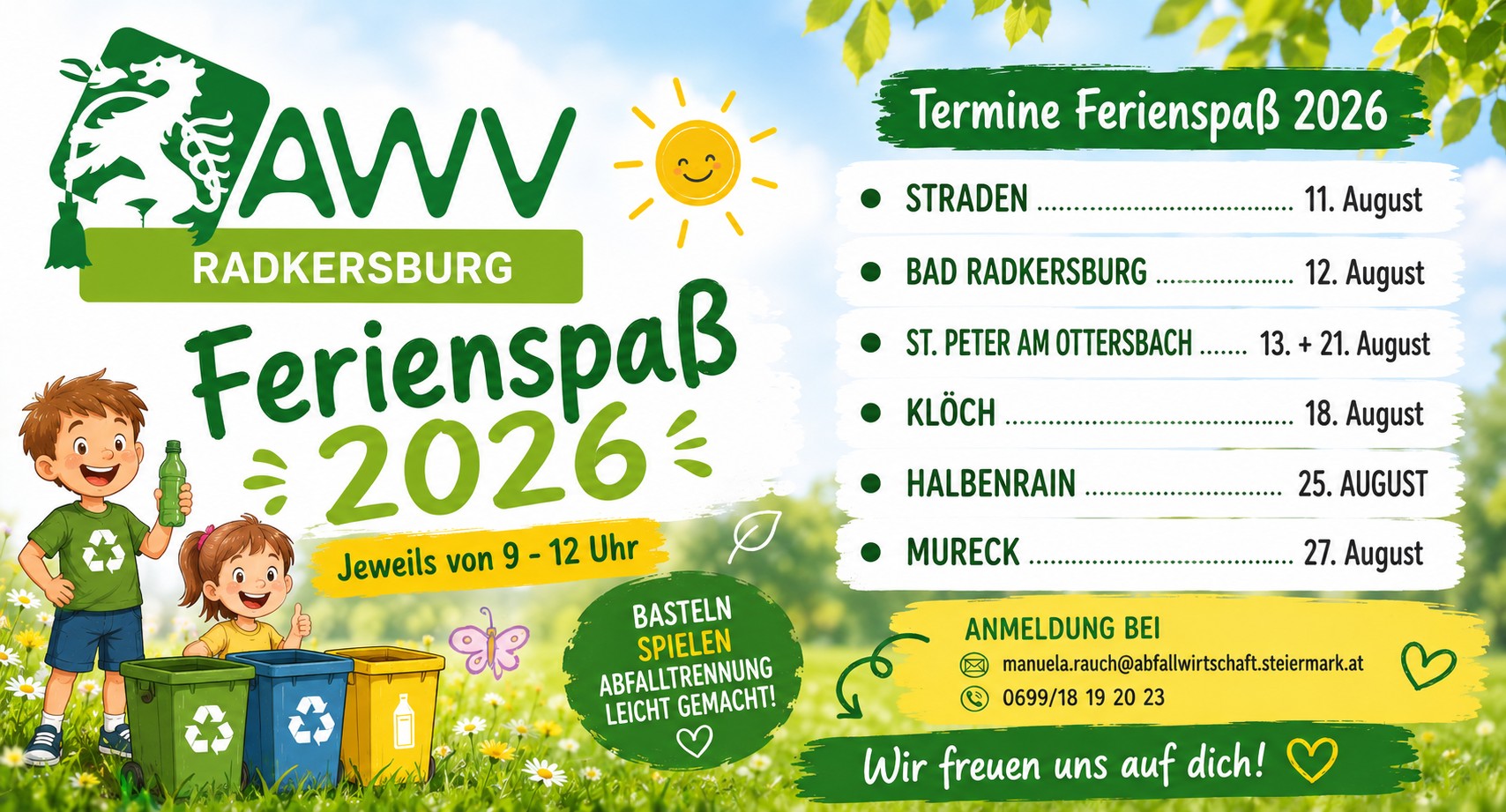 Ferienspaß in den Gemeinden
