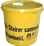 Sammlung und Verwertung von Altpspeiseöl 