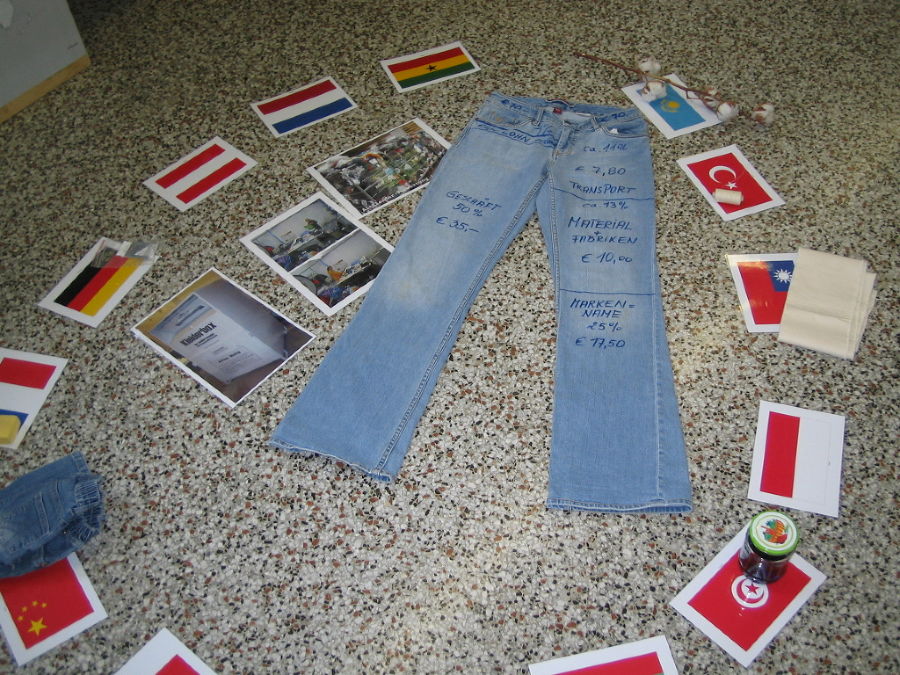 Der Weg der Jeans