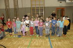 Begrüßung Kinder und Lehrer