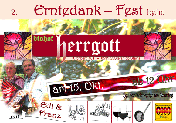 2. Erntedankfest beim Biohof Herrgott