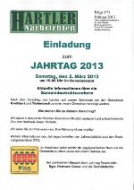 Jahrtag 2013