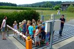 ASZ-Rundgang mit Brückenwaage © AWV GU ASZ-Rundgang mit Brückenwaage
