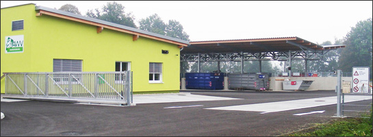 Das regionale Altstoffsammelzentrum (ASZ) in Ratschendorf