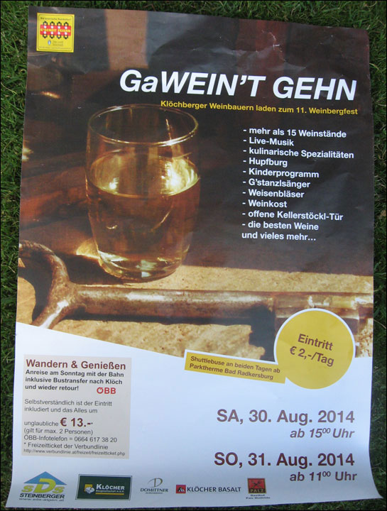 Einladung zum GaWein´t Gehn