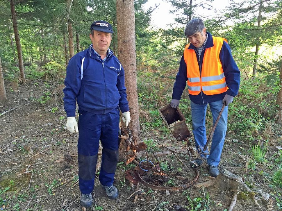 Frühjahrsputz im Ortsteil Schwanberg