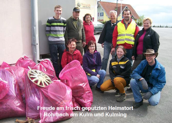 Sammler aus den Ortsteilen Rohrbach und Kulm Sammler aus den Ortsteilen Rohrbach und Kulm