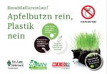 Apfelbutzn rein -Plastik nein © Dachverband