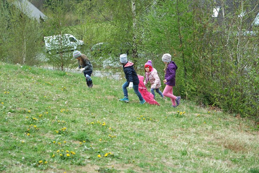 Frühjahrsputz Kindergarten Kloster