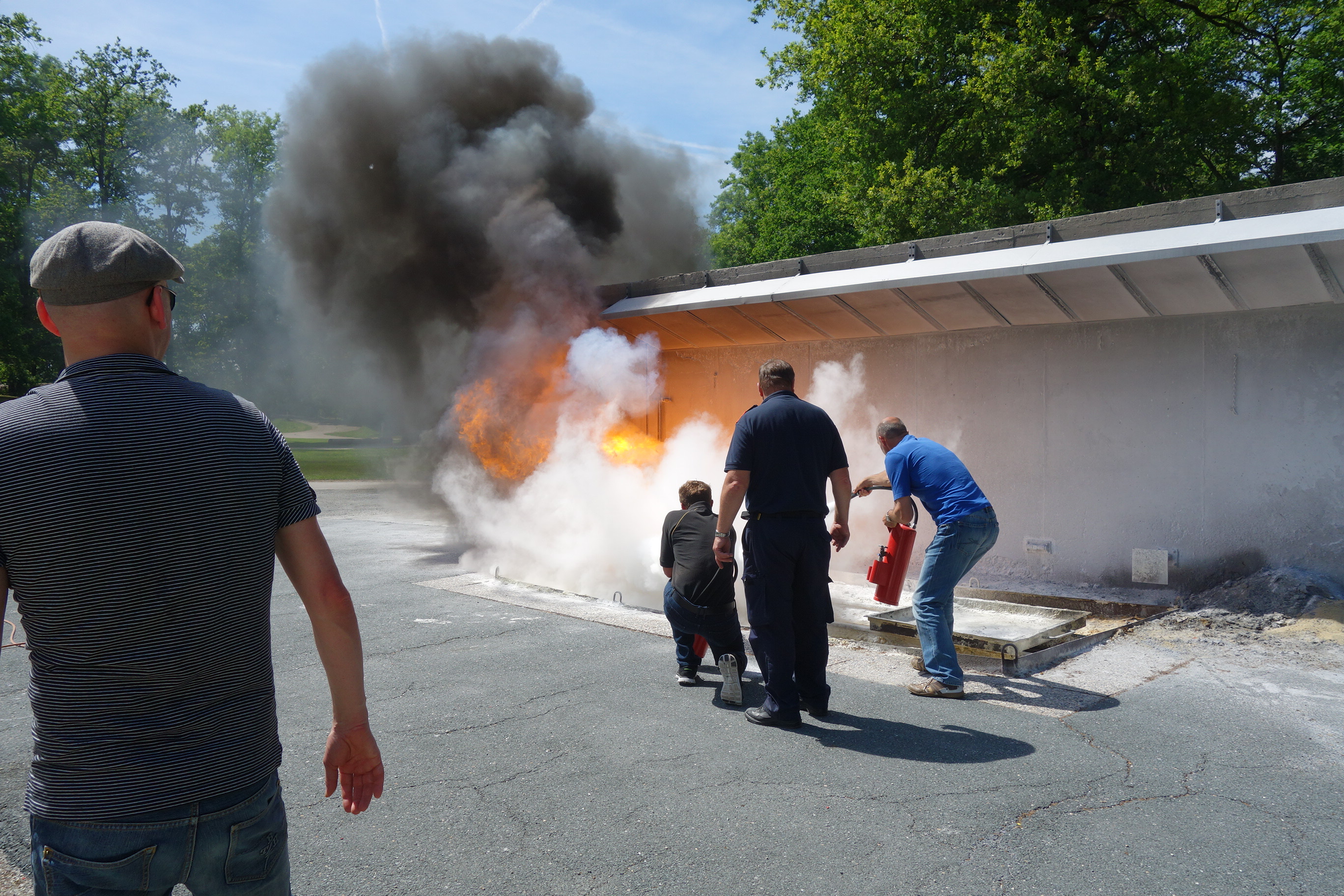 Feuerlöschübung