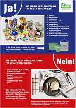 Infoblatt Metallverpackungen