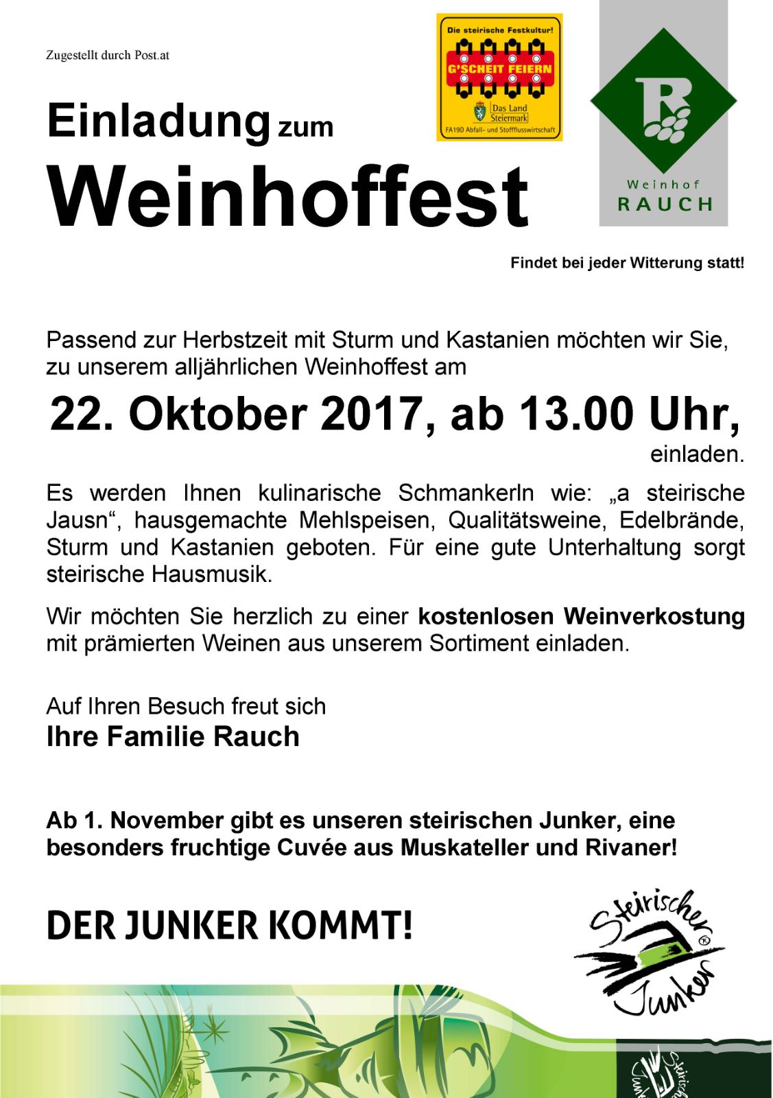 Weinhoffest am Weinhof Rauch