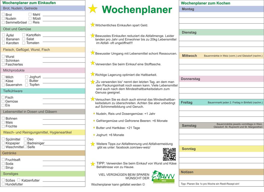 Wochenplaner