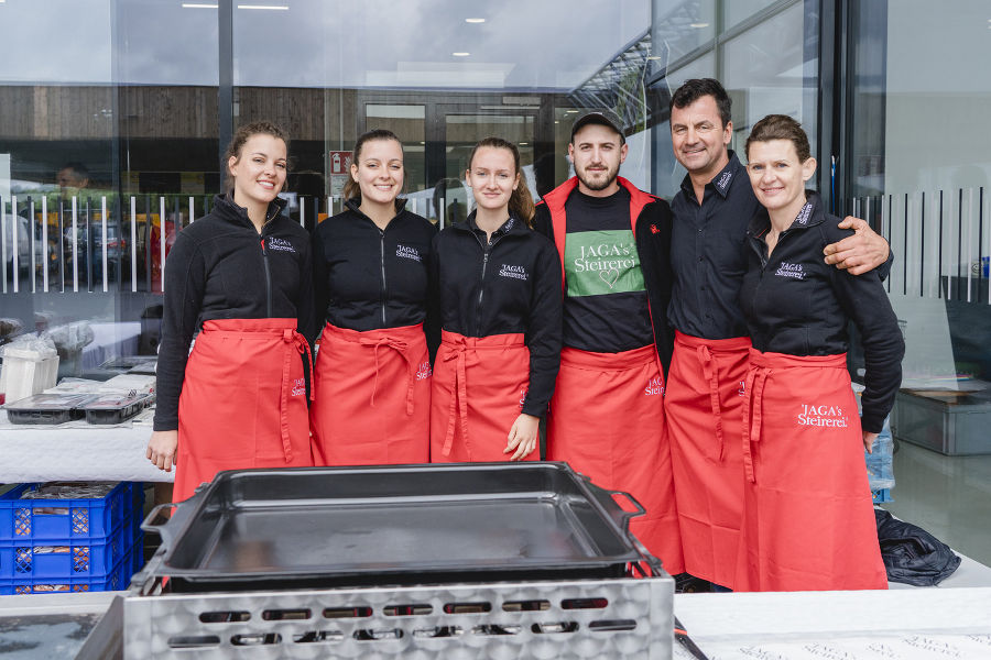 Das Team von Jaga's Steirerei sorgte für das leibliche Wohl