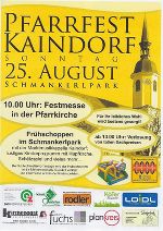 Einladung zum Pfarrfest