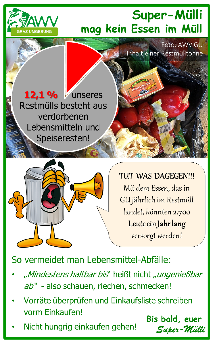 Lebensmittel im Restmüll