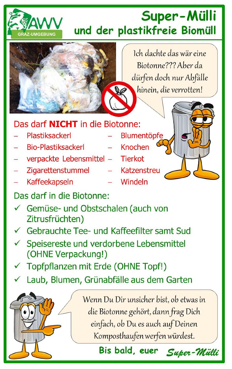 Biomüll plastikfrei