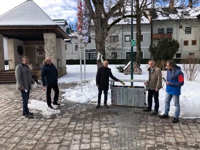 Präsentation der Abfalltrennstation