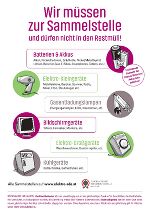 Infoblatt "Elektroaltgeräte" ©      