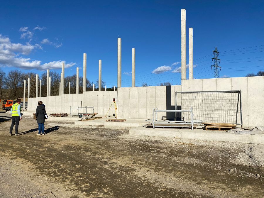 Baufortschritt Ressourcenpark