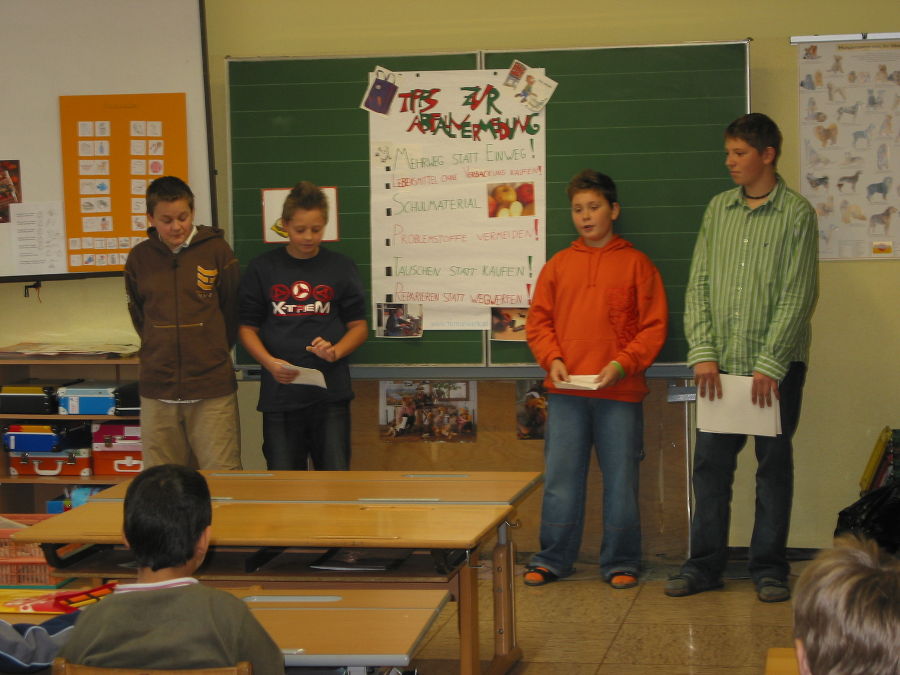 Umweltwoche in der Hauptschule Feldkirchen