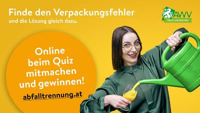 Finde den Verpackungsfehler - Quiz auf www.abfalltrennung.at © AWV GU Finde den Verpackungsfehler - Quiz auf www.abfalltrennung.at