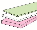 XPS - extrudiertes Polystyrol