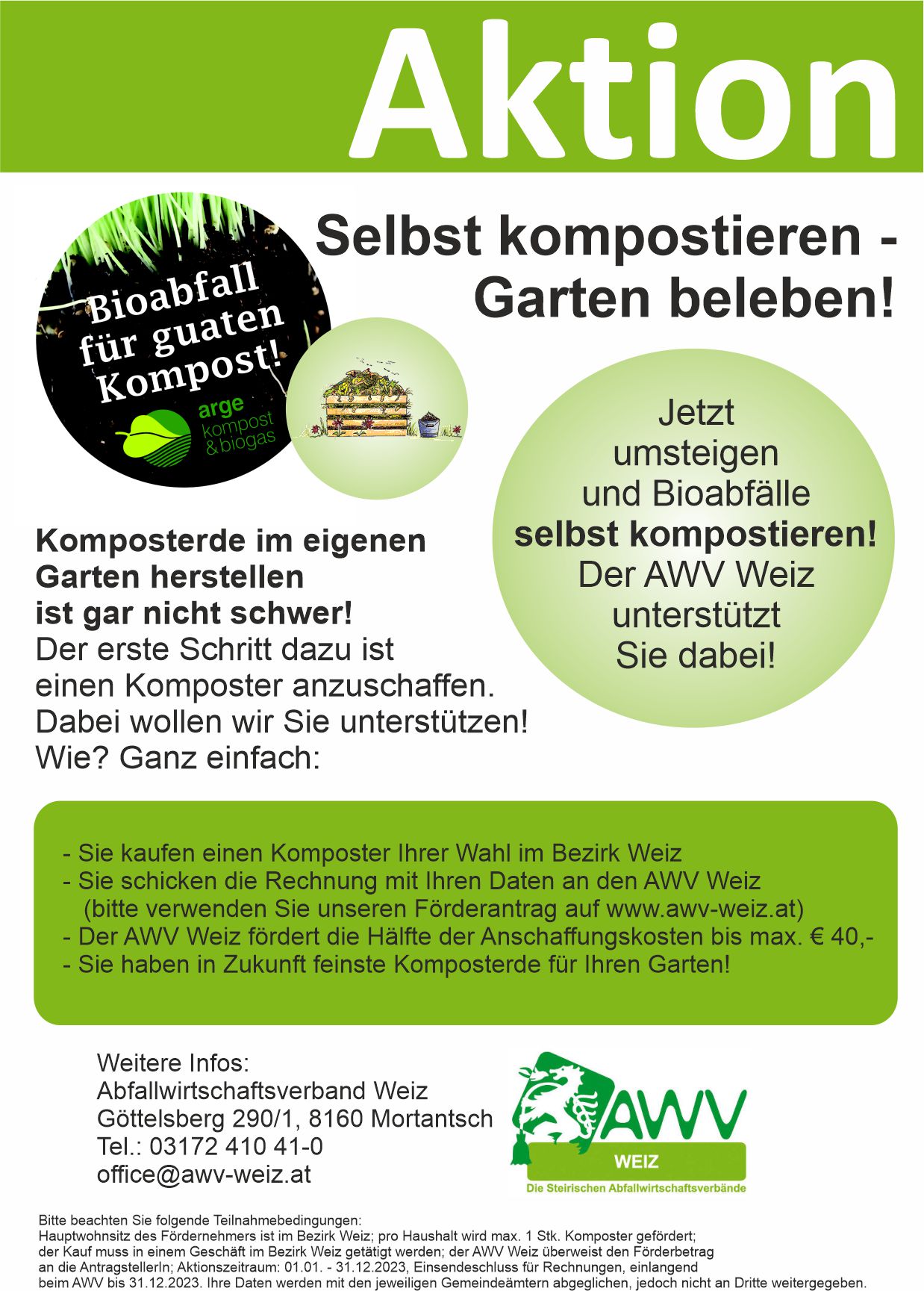 Komposteraktion nochmals verlängert!