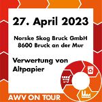Am 27. April geben wir uns auf die Spur von Altpapier - Norske Skog, Bruck.