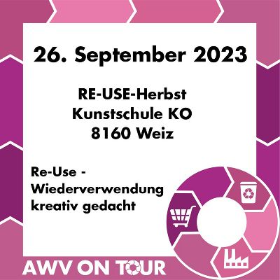 Im September bleiben wir in Weiz - in der Kunstschule KO, ganz im Zeichen von RE-USE - kreative Wege zur Wiederverwendung!