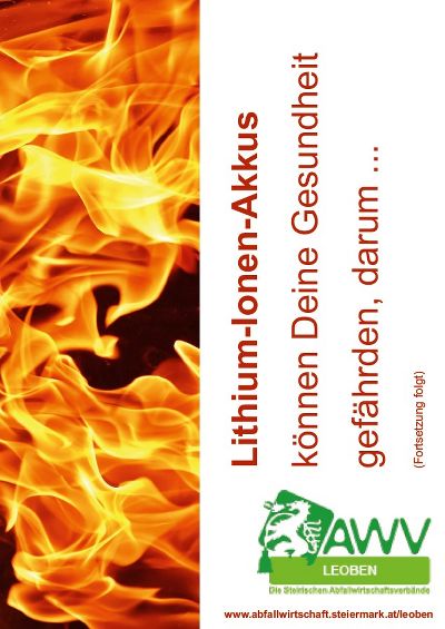 Lithium-Ionen-Batterien © AWV Leoben Lithium-Ionen-Batterien