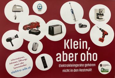Klein, aber oho - auch kleine Elektrogeräte sind wertwoll Klein, aber oho - auch kleine Elektrogeräte sind wertwoll