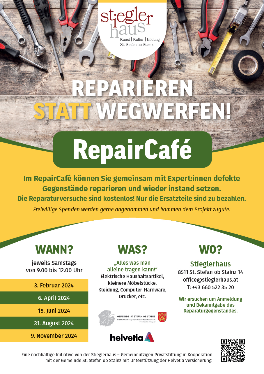 Repair Cafe Stieglerhaus 2024