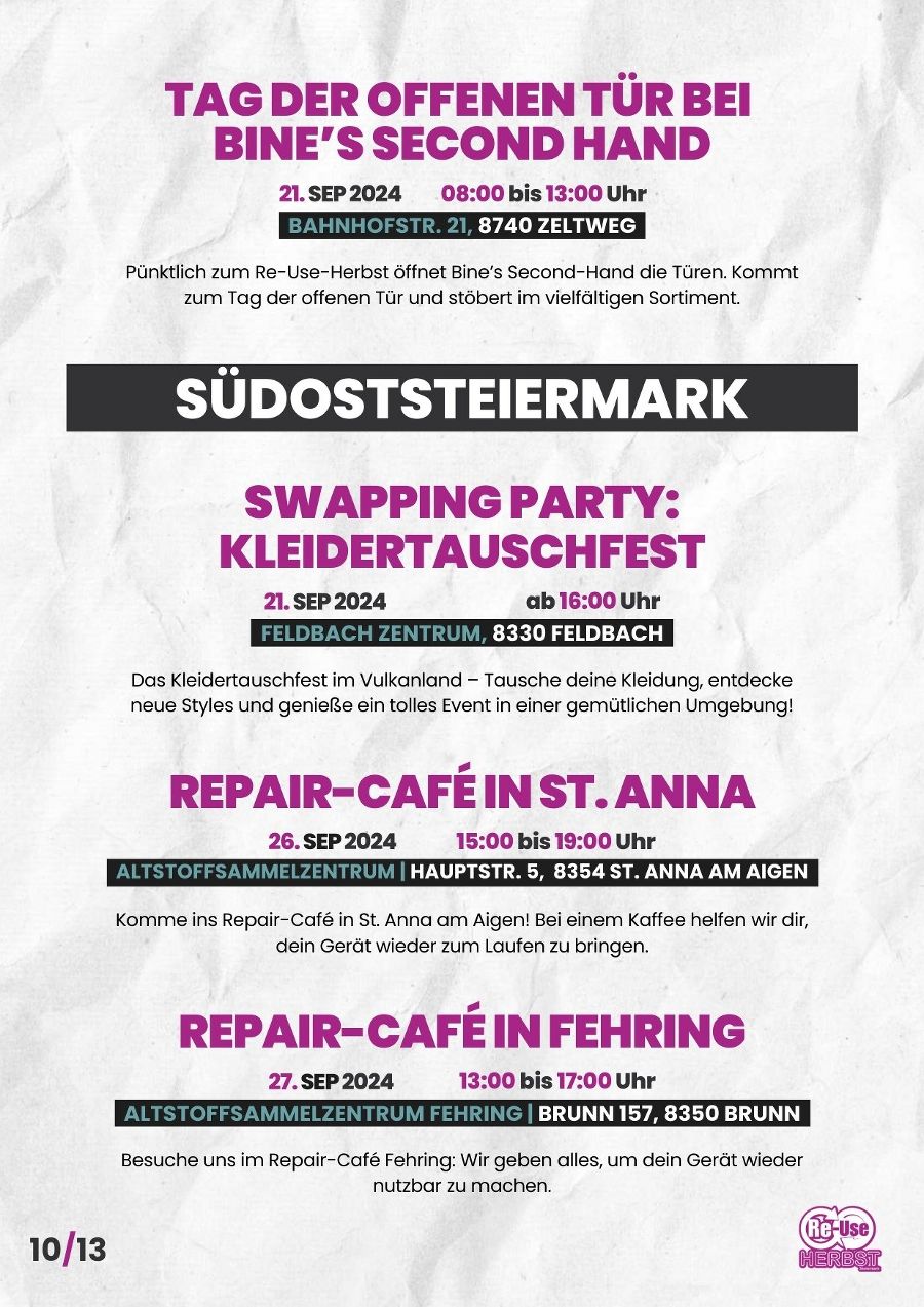 Seite 10_ Programm Re-Use Herbst Steiermark 2024