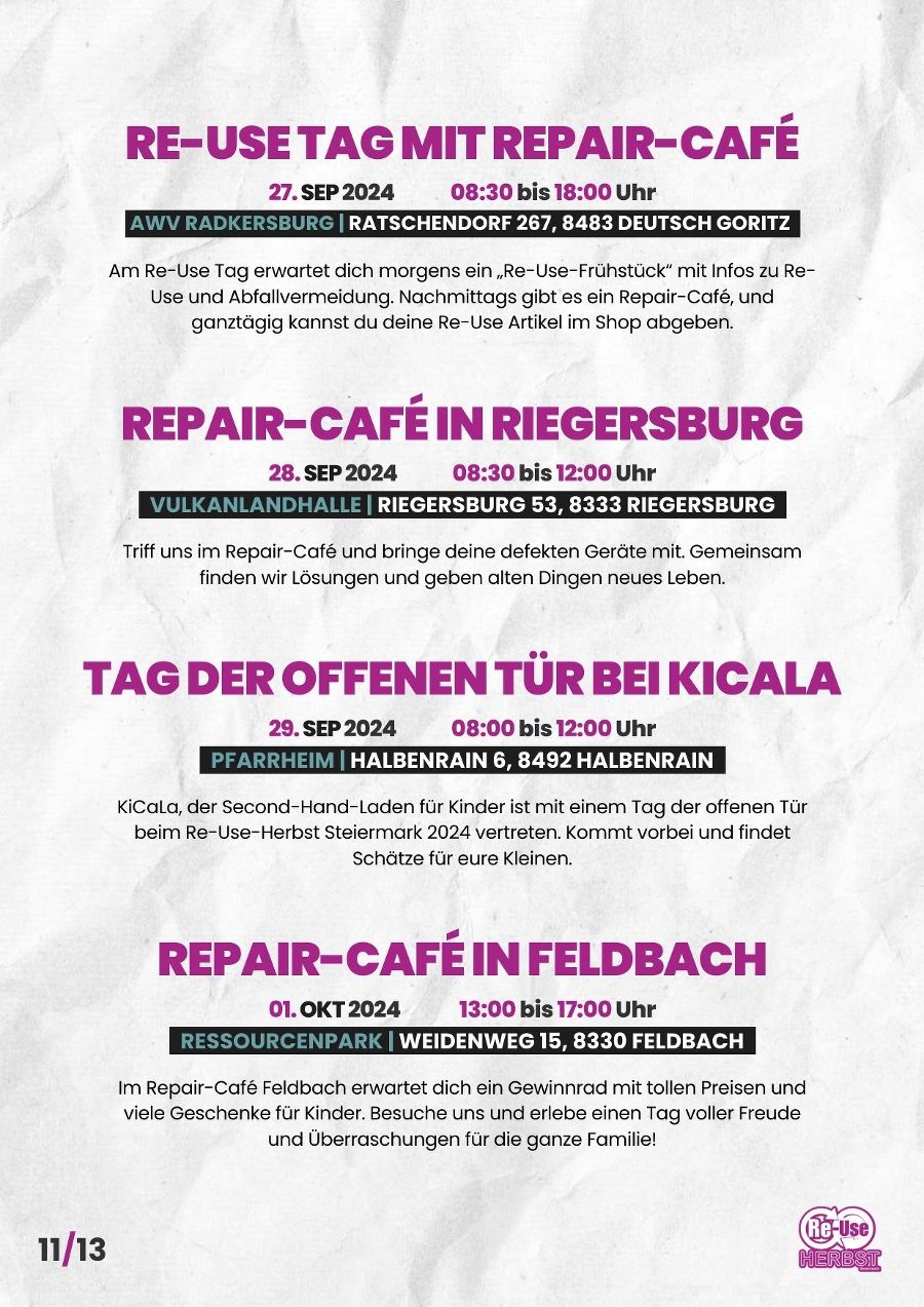 Seite 11_ Programm Re-Use Herbst Steiermark 2024