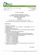 Einladung konstituierende Sitzung des AWV Leibnitz